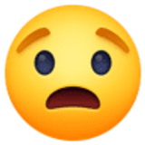 Visage inquiet - Facebook