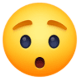 Visage ébahi - Facebook