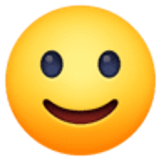 Visage avec un léger sourire - Facebook