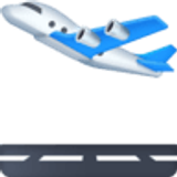 Avion au décollage - Facebook