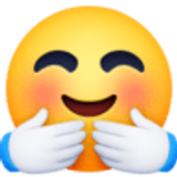 Visage qui fait un câlin - Facebook