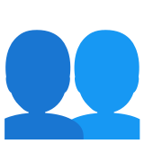 Silhouettes de bustes - Noto Color Emoji