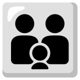 Famille : homme, homme et garçon - Noto Color Emoji