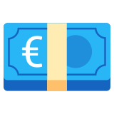 Billet en euros - Noto Color Emoji