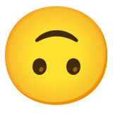 Tête à l’envers - Noto Color Emoji