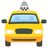 Taxi de face - Noto Color Emoji