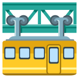 Train suspendu - Noto Color Emoji