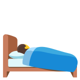 Personne au lit - Noto Color Emoji