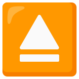 Bouton éjecter - Noto Color Emoji