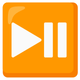 Bouton lecture/pause - Noto Color Emoji