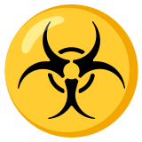 Danger biologique - Noto Color Emoji
