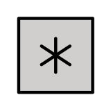 Touches : * - OpenMoji