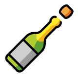 Bouteille de champagne - OpenMoji