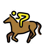 Course hippique - OpenMoji