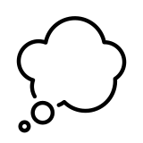 Bulle de pensée - OpenMoji
