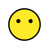 Visage sans bouche - OpenMoji