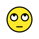 Visage roulant des yeux - OpenMoji