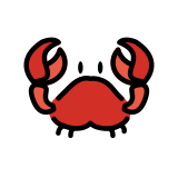 Crabe - OpenMoji
