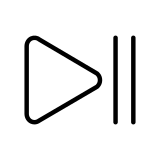 Bouton lecture/pause - OpenMoji