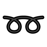 Double boucle - OpenMoji