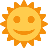 Soleil avec visage - Twitter / X