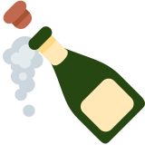 Bouteille de champagne - Twitter / X