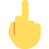 Doigt d’honneur - Twitter / X