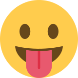 Visage qui tire la langue - Twitter / X