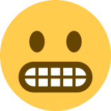 Visage grimaçant - Twitter / X