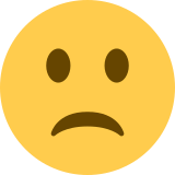 Visage légèrement mécontent - Twitter / X