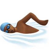 nageur : peau mate