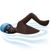 nageur : peau foncée