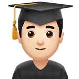 étudiant : peau claire