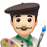 artiste homme : peau claire