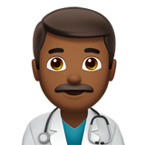 professionnel de la santé : peau mate