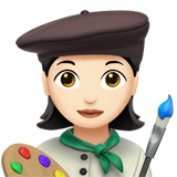 artiste femme : peau claire