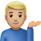 homme paume vers le haut : peau moyennement claire