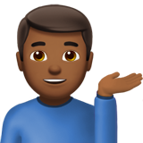 homme paume vers le haut : peau mate