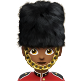 garde femme : peau mate