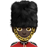 garde homme : peau foncée