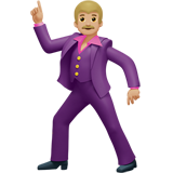 danseur : peau moyennement claire