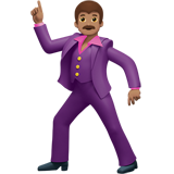 danseur : peau légèrement mate