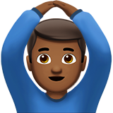 homme faisant un geste d’acceptation : peau mate