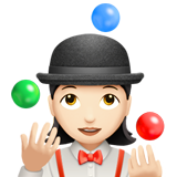 jongleuse : peau claire