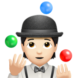 personne qui jongle : peau claire