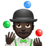jongleur : peau foncée