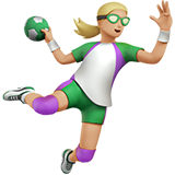 handballeuse : peau moyennement claire