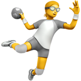 Personne jouant au handball