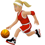 femme avec ballon : peau moyennement claire