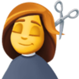 Femme qui se fait couper les cheveux - Facebook